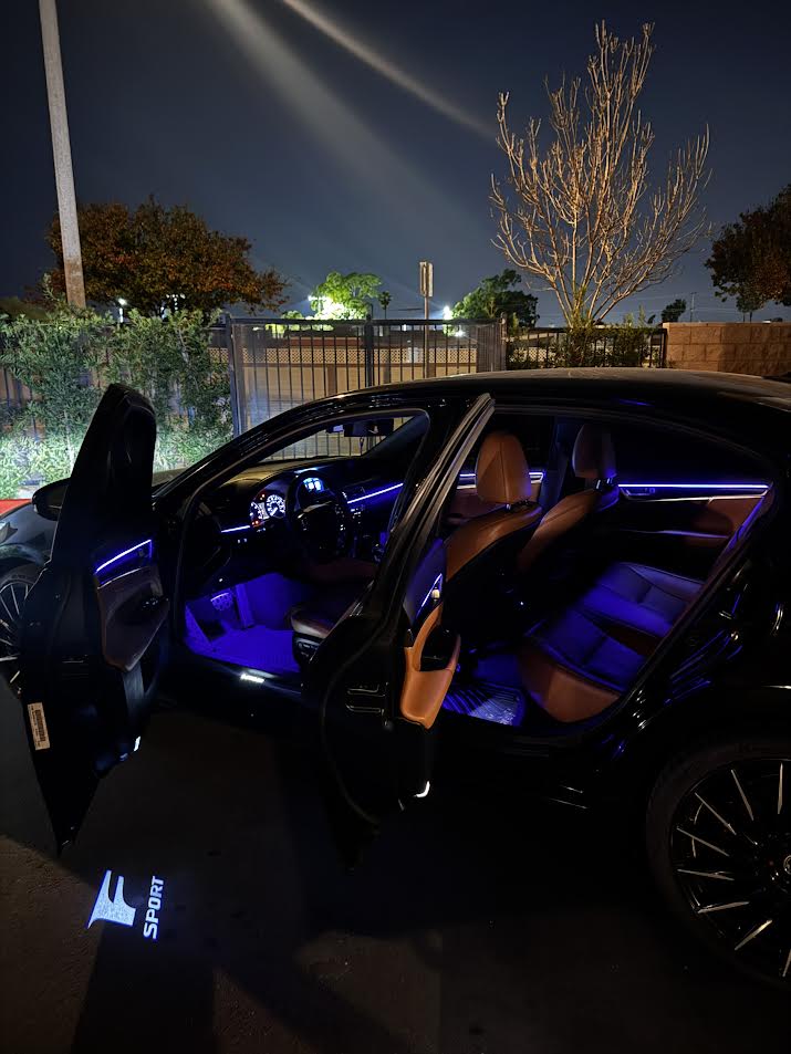 18IN1 Full Color Streamer Car Ambient Lights RGB 64 Color Universal LED