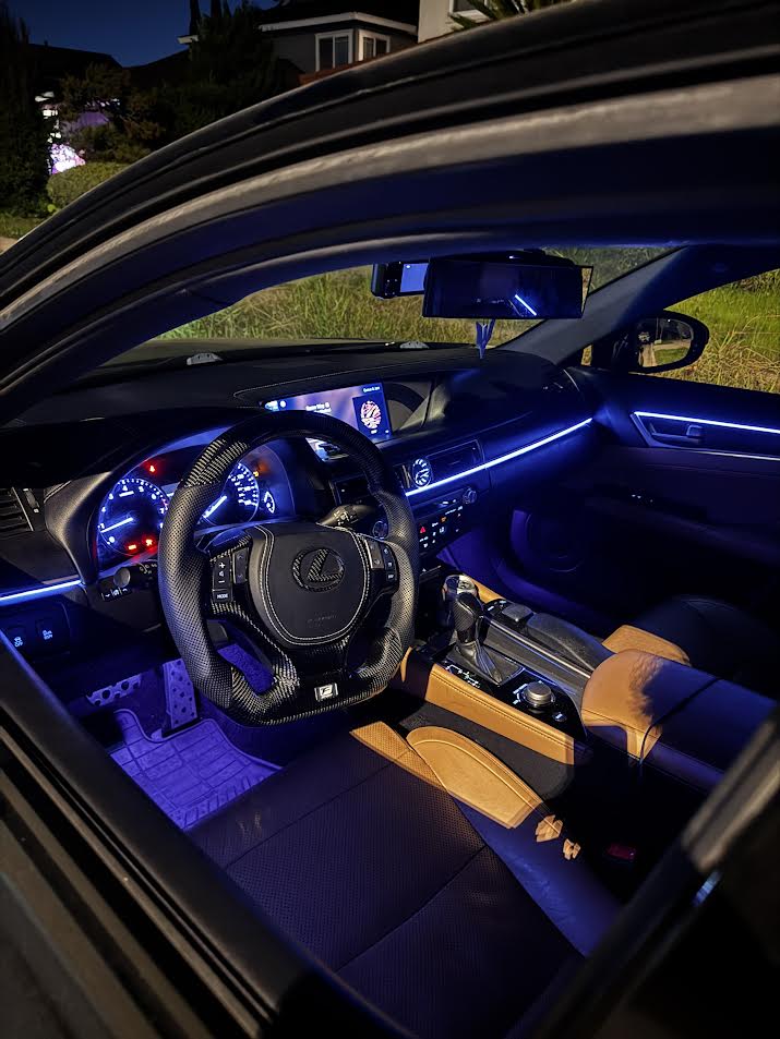 18IN1 Full Color Streamer Car Ambient Lights RGB 64 Color Universal LED